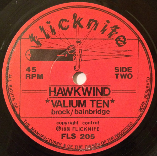 Hawkwind - Motorhead / Valium Ten | Flicknife Records (FLS 205) - 4