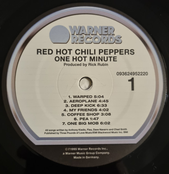 Red Hot Chili Peppers - One Hot Minute | Warner Records (093624952220) - 3 Red Hot Chili Peppers - One Hot Minute | Warner Records (093624952220) - 3