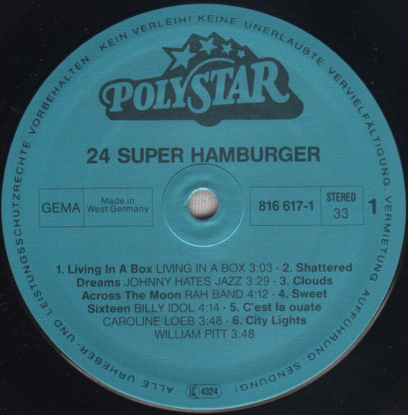 Various - 24 Super Hamburger | Polystar (816 616-1) - 3