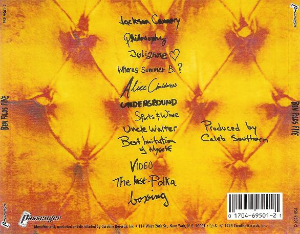 Ben Folds Five - Ben Folds Five | Passenger (PSR 9501-2) - 2 Ben Folds Five - Ben Folds Five | Passenger (PSR 9501-2) - 2