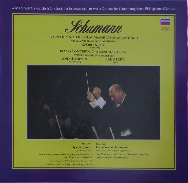 Symphony No. 1 In B-Flat Major, Opus 38 ('Spring') D.759 / Piano Concerto In A Minor, Opus 54