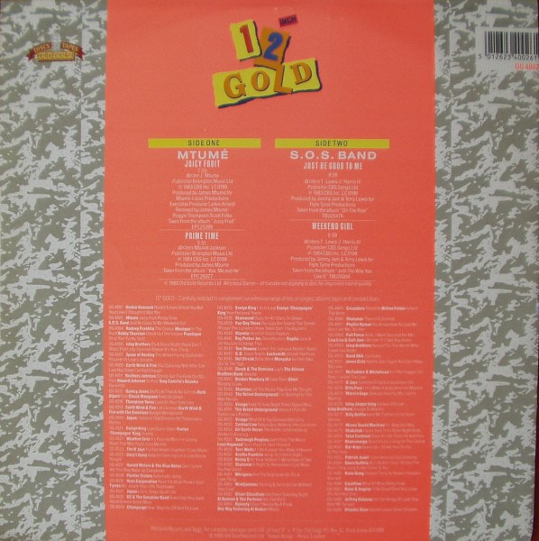 Mtume / The S.O.S. Band - Juicy Fruit / Just Be Good To Me | Old Gold (OG 4002) - 2