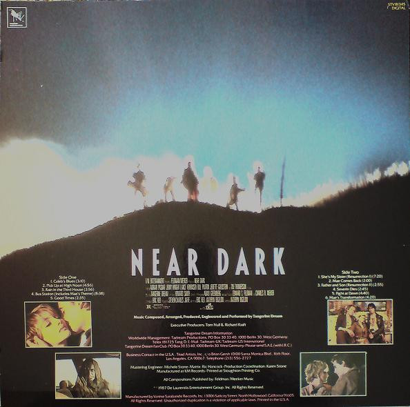 Tangerine Dream - Near Dark (Original Motion Picture Soundtrack) | Varèse Sarabande (STV 81345) - 2 Tangerine Dream - Near Dark (Original Motion Picture Soundtrack) | Varèse Sarabande (STV 81345) - 2