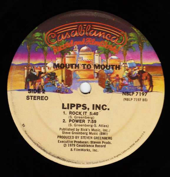 Lipps, Inc. - Mouth To Mouth | Casablanca (NBLP 7197) - 4