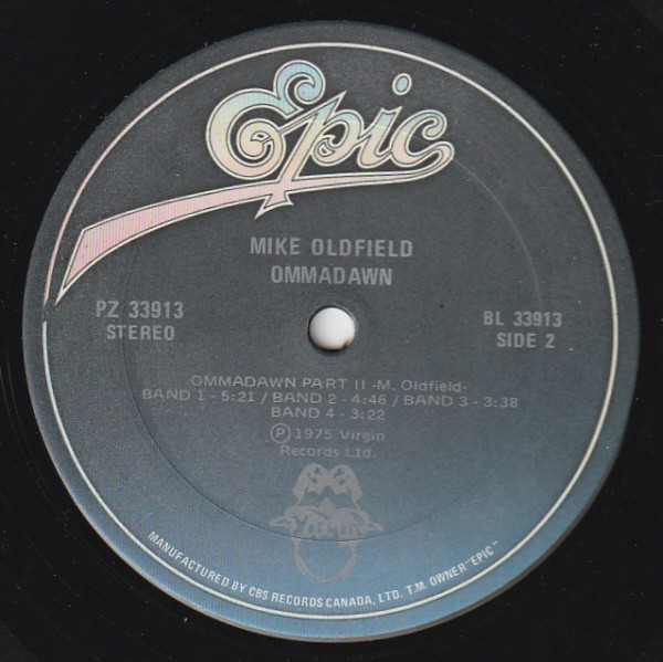Mike Oldfield - Ommadawn [Vinyl] | Virgin (PZ 33913) - 4