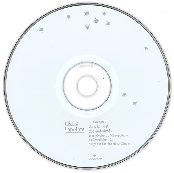 Pierre Lapointe Avec Orchestre Métropolitain du Grand Montréal Dirigé Par Yannick Nézet-Séguin - En Concert Dans La Forêt Des Mal-Aimés [CD] | Audiogram (ADCD 10219) - 3