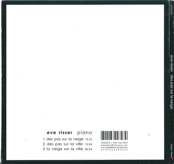 Eve Risser - Des Pas Sur La Neige | Clean Feed (CF323CD) - 4