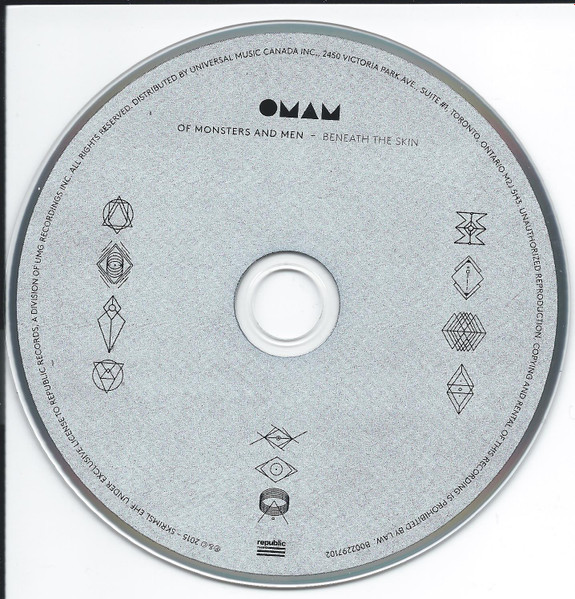 Of Monsters And Men - Beneath The Skin [CD] | Republic Records (B0022971-02) - 3