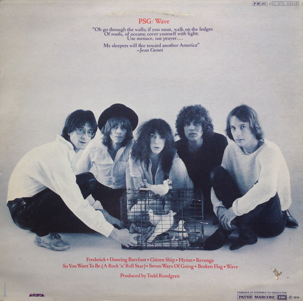 Patti Smith Group - Wave | Arista (2C 070 62516) - 2