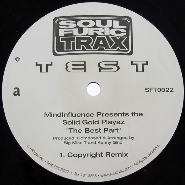MindInfluence Presents Solid Gold Playaz - The Best Part | Soulfuric Trax (SFT0022) - main MindInfluence Presents Solid Gold Playaz - The Best Part | Soulfuric Trax (SFT0022) - main