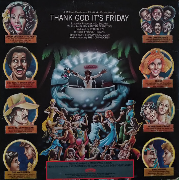Various - Thank God It's Friday (The Original Motion Picture Soundtrack) | Casablanca (NBLP-7099) - 2