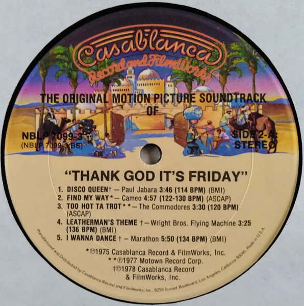 Various - Thank God It's Friday (The Original Motion Picture Soundtrack) | Casablanca (NBLP-7099) - 4