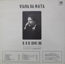 José Viana da Mota / Elvira Archer , Anton Illenberger - Lieder | Diapasão (DIAP 25011)