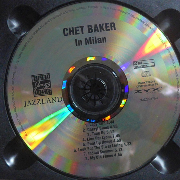 Chet Baker - In Milan | Original Jazz Classics (OJC20 370-2) - 4 Chet Baker - In Milan | Original Jazz Classics (OJC20 370-2) - 4
