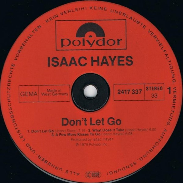 Isaac Hayes - Don't Let Go | Polydor (2417 337) - 3 Isaac Hayes - Don't Let Go | Polydor (2417 337) - 3