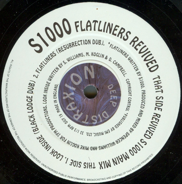 S1000 - Flatliners Revived | Deep Distraxion (OILY 019) - 3