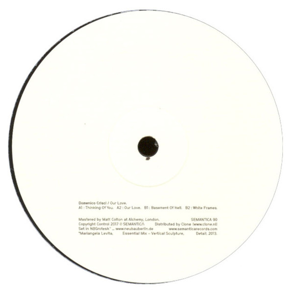 Domenico Crisci - Our Love | Semantica Records (SEMANTICA 90) - main