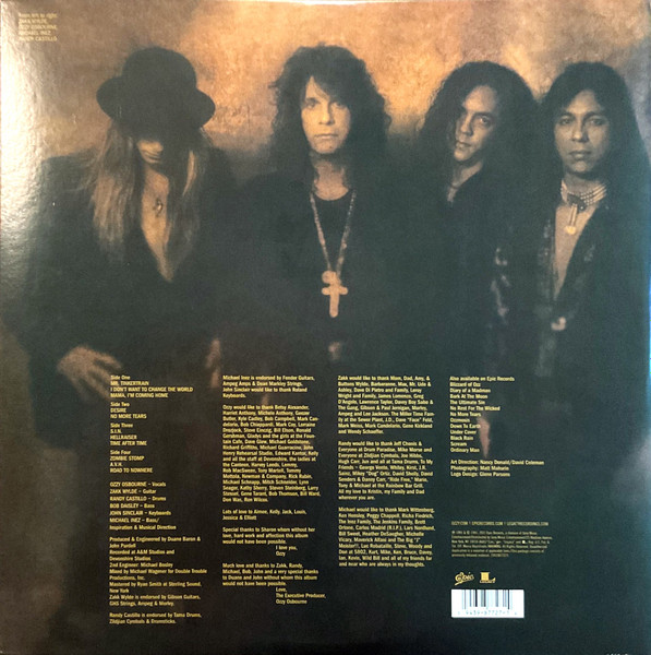 Ozzy Osbourne - No More Tears (2LP) [Vinyl] | Epic (19439877271S1) - 3