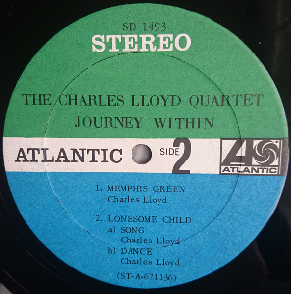 The Charles Lloyd Quartet - Journey Within | Atlantic (SD 1493) - 4