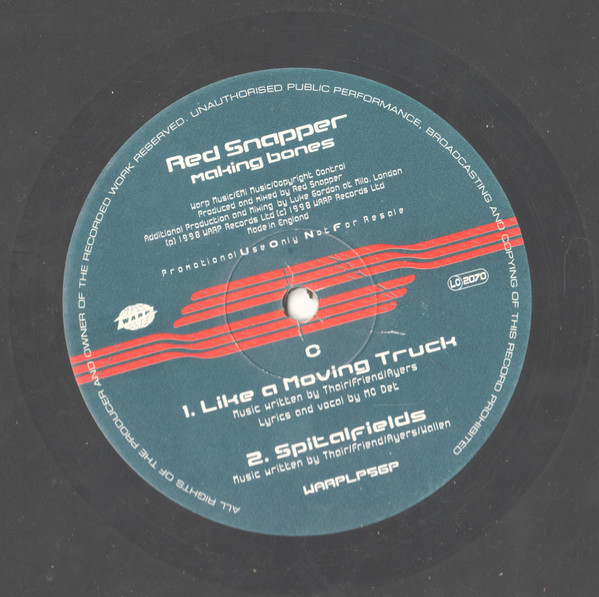 Red Snapper - Making Bones | Warp Records (WARP LP 56 P) - 4