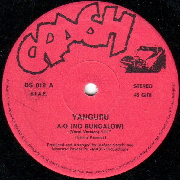 Yanguru - A-O (No Bungalow) | Crash (DS 019) - 3 Yanguru - A-O (No Bungalow) | Crash (DS 019) - 3