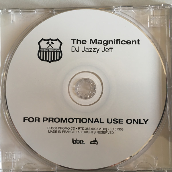 DJ Jazzy Jeff - The Magnificent | Rapster Records (RR008 PROMO CD) - 2