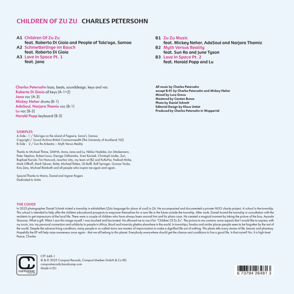 Charles Petersohn - Children Of Zu Zu - Vinilo | Compost Records (CPT 648-1) - 2 Charles Petersohn - Children Of Zu Zu - Vinilo | Compost Records (CPT 648-1) - 2