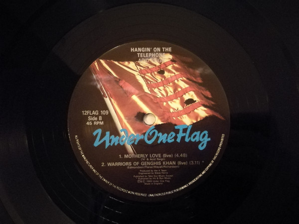 Acid Reign - Hangin' On The Telephone | Under One Flag (12 FLAG 109) - 4 Acid Reign - Hangin' On The Telephone | Under One Flag (12 FLAG 109) - 4