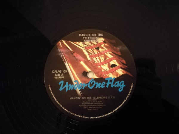 Acid Reign - Hangin' On The Telephone | Under One Flag (12 FLAG 109) - 3 Acid Reign - Hangin' On The Telephone | Under One Flag (12 FLAG 109) - 3
