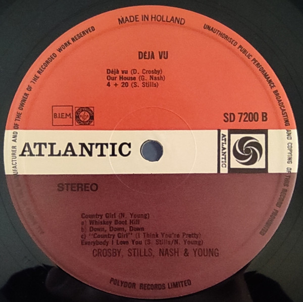 Crosby, Stills, Nash & Young - Déjà Vu | Atlantic (50 001) - 3