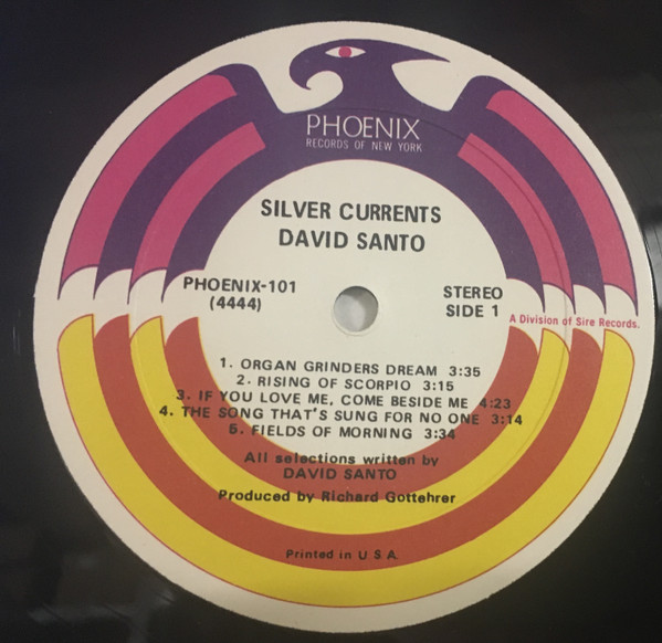 David Santo - Silver Currents | Phoenix Records Of New York (PHS-101) - 3 David Santo - Silver Currents | Phoenix Records Of New York (PHS-101) - 3