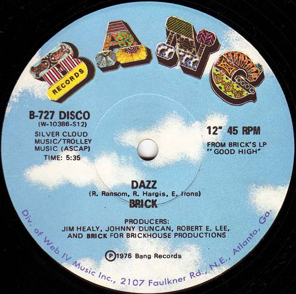 Brick - Dazz / Music Matic | Bang Records (B-727 DISCO)