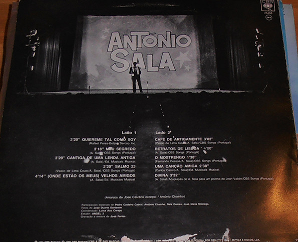 António Sala - Segredos | CBS (26496) - 2