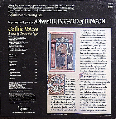 Hildegard Von Bingen - Gothic Voices With Emma Kirkby Directed By Christopher Page - A Feather On The Breath Of God (Sequences And Hymns By Abbess Hildegard Of Bingen) | Hyperion (A66039) - 3