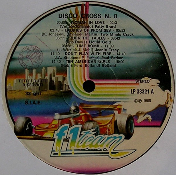 Various - Discocross N. 8 | F1 Team (LP 33321) - 3