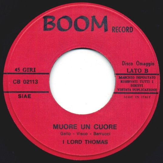 I Lord Thomas - Parlame | Boom Record (C.B. 02113) - 4