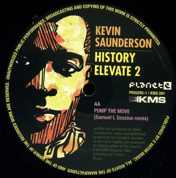 Kevin Saunderson - History Elevate 2 | Planet E (PE65295-1) - 2