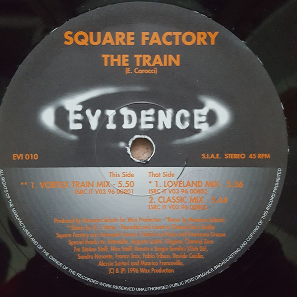 Square Factory - The Train | Evidence (EVI 010)