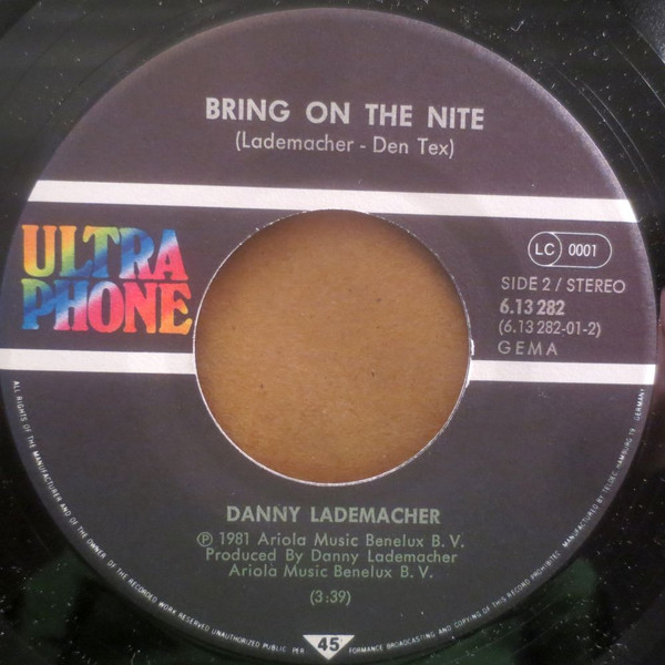 Dany Lademacher - Where Are The Girls | Ultraphone (6.13 282) - 4
