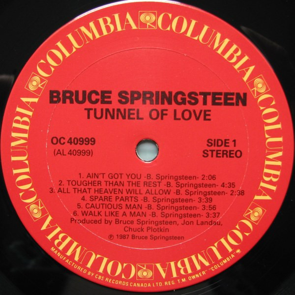 Bruce Springsteen - Tunnel Of Love | Columbia (OC 40999) - 3