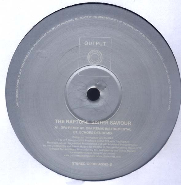 The Rapture - Sister Saviour | Output (OPRDFA008X) - 2