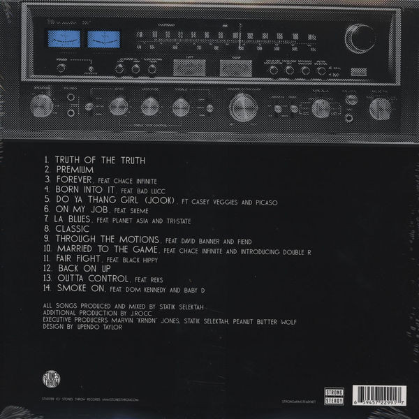 Strong Arm Steady & Statik Selektah - Stereo Type | Stones Throw Records (STH2299) - 2