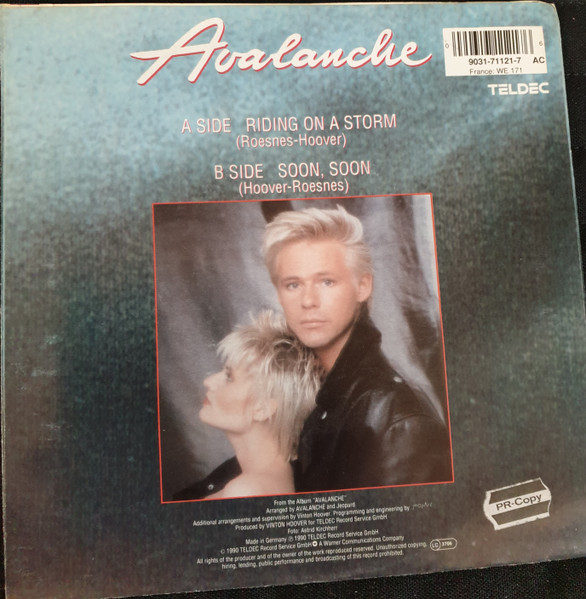 Avalanche - Riding On A Storm | TELDEC (9031-71121-7) - 2