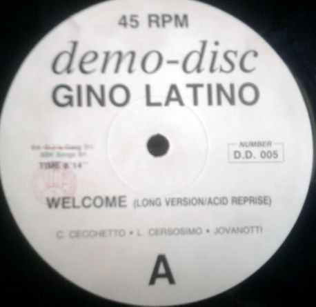 Gino Latino / Jovanotti - Welcome / Gimme Five 3 | Demo-Disc (D.D. 005) - main Gino Latino / Jovanotti - Welcome / Gimme Five 3 | Demo-Disc (D.D. 005) - main