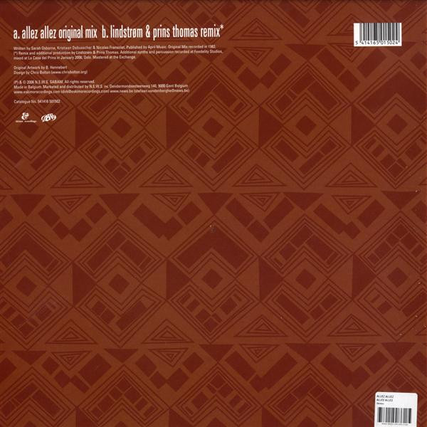 Allez Allez - Allez Allez | Eskimo Recordings (541416 501502)