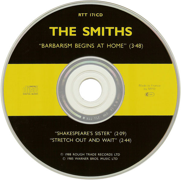 The Smiths - Barbarism Begins At Home | Rough Trade (RTT 171CD) - 3
