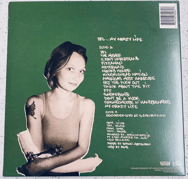 Dead Fucking Last - My Crazy Life (Limited Edition - Clear Vinyl) [Vinyl] | Trust Records (TR006) - 2