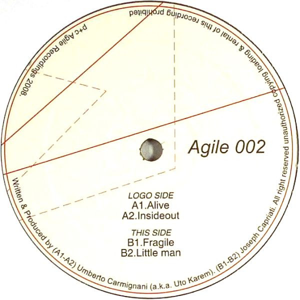Uto Karem & Joseph Capriati - Things That Work | Agile Recordings (Agile 002) - 2 Uto Karem & Joseph Capriati - Things That Work | Agile Recordings (Agile 002) - 2
