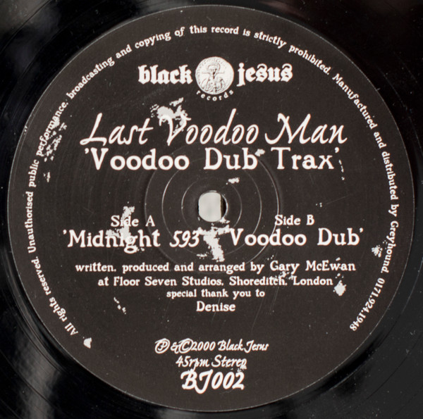 Last Voodoo Man - Voodoo Dub Tracks | Black Jesus (BJ 002) - 3