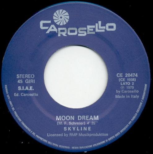 Skyline - Space Fever / Moon Dream | Carosello (CE 20474) - 4